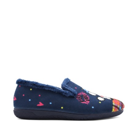 Zapatilla de invierno mujer con perros
