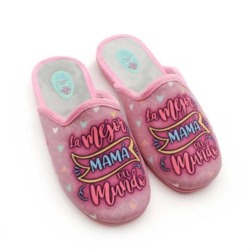 zapatillas de casa con mensaje​ para mujer