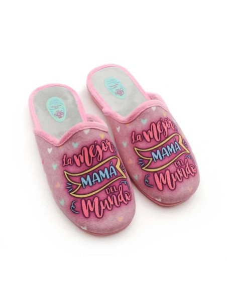 zapatillas de casa con mensaje​ para mujer