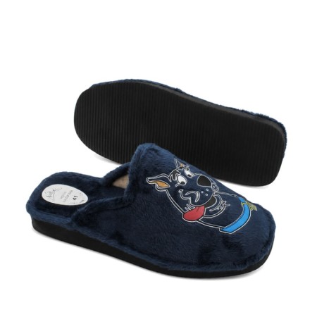 Zapatilla de casa Scooby-Doo hombre azul