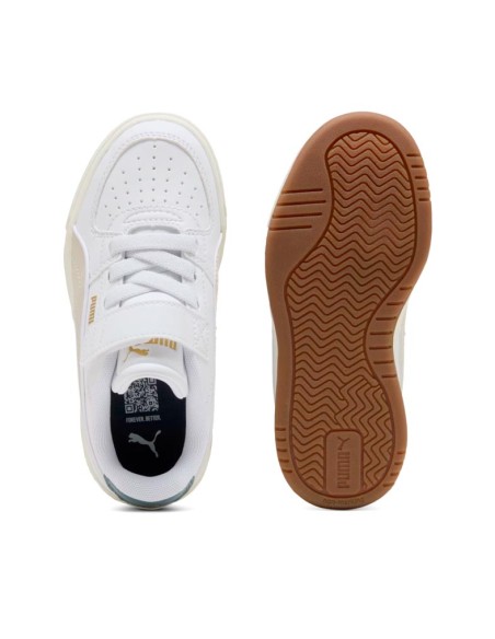 Puma Caven III Retro niño blanca y beige