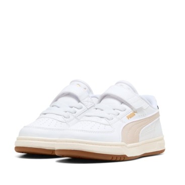 Zapatilla Puma Caven III blanca niño con velcro