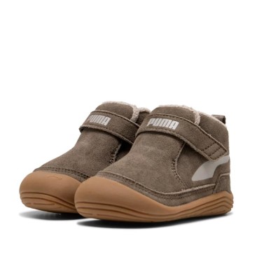 Bota Puma infantil marrón repelente al agua