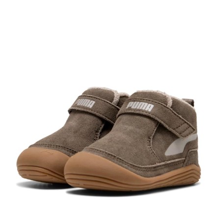 Bota Puma infantil marrón repelente al agua
