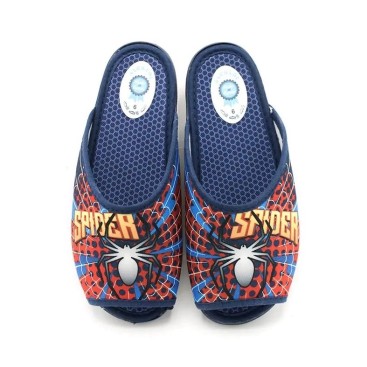 zapatillas de estar por casa niños de spiderman roja