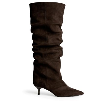 Bota slouchy marrón Corina M6881 vista lateral