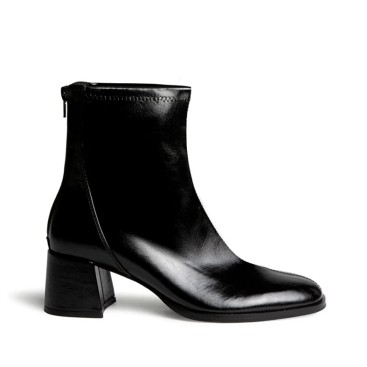 Botín ajustado mujer negro Corina M6860 vista lateral