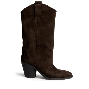 Bota campera marrón chocolate Corina M6781 vista lateral