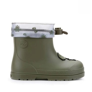 Botas impermeables niño dinosaurio