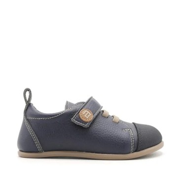zapato respetuoso niño azul marino andanines