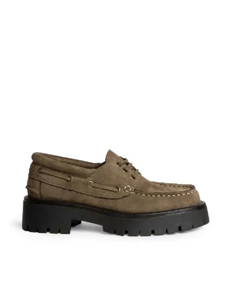 Mocasines náuticos plataforma mujer