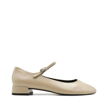merceditas beige de mujer