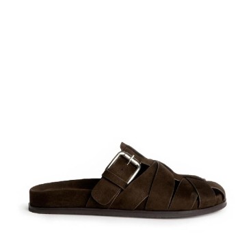 zuecos sandalias planas mujer