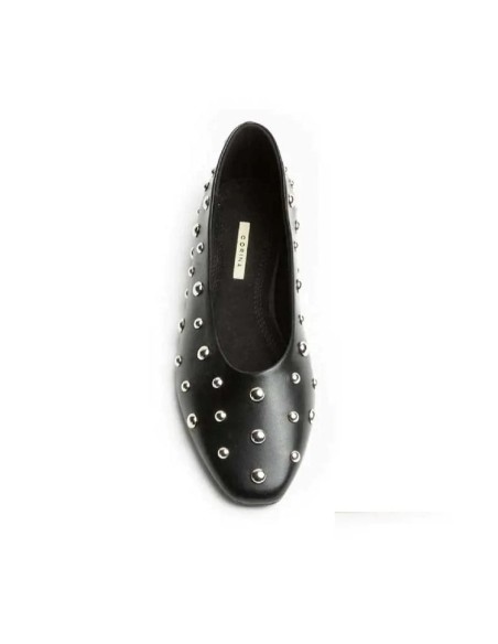 Bailarinas negras Corina con tachuelas