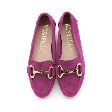 Mocasines Serraje Mujer magenta
