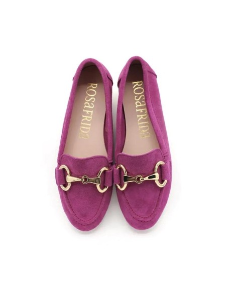 Mocasines Serraje Mujer magenta
