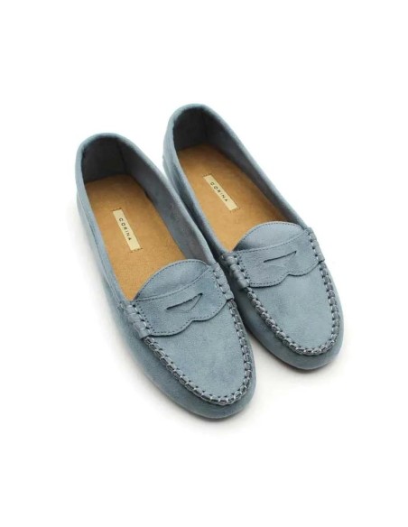 loafers para mujer​ azul celeste