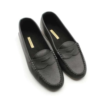 mocasines negros mujer