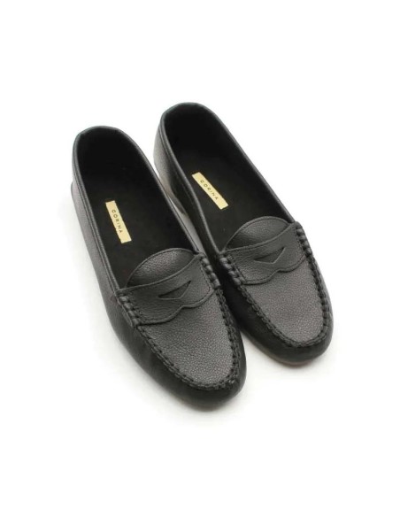 mocasines negros mujer