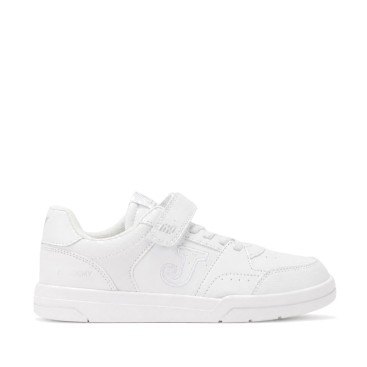 Zapatilla barefoot Joma Academy blanca junior vista lateral