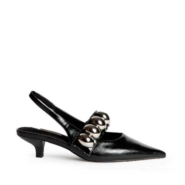 zapatos slingback negros