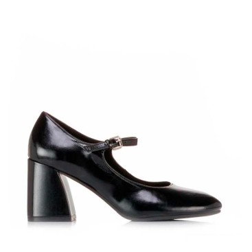 zapato mary jane tacón negro