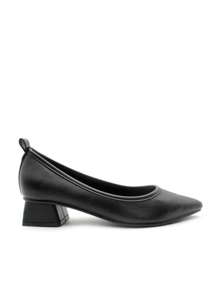 ZAPATO TACON BAJO NEGRO