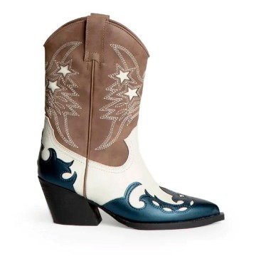 Botas cowboy color taupe