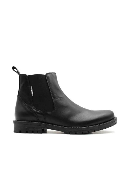 Botín Chelsea negro hombre Santana99 vista lateral