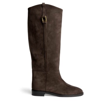Bota estilo ecuestre marrón mujer Corina M6796 vista lateral