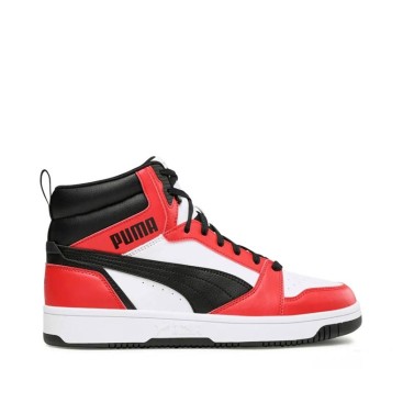 BOTIN PUMA REBOUND V6 ROJO hombre