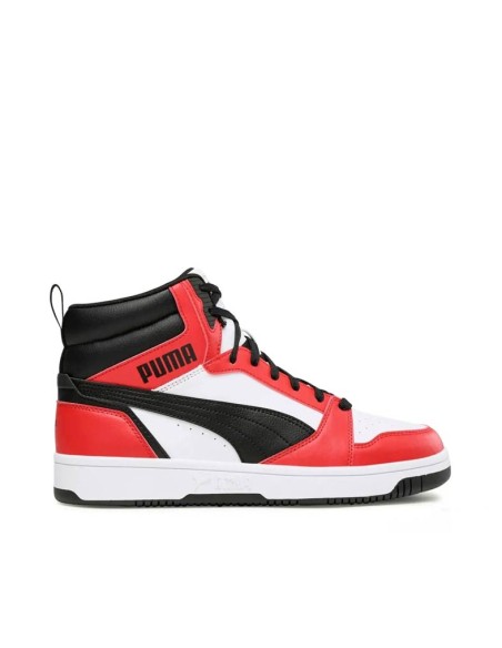 BOTIN PUMA REBOUND V6 ROJO hombre