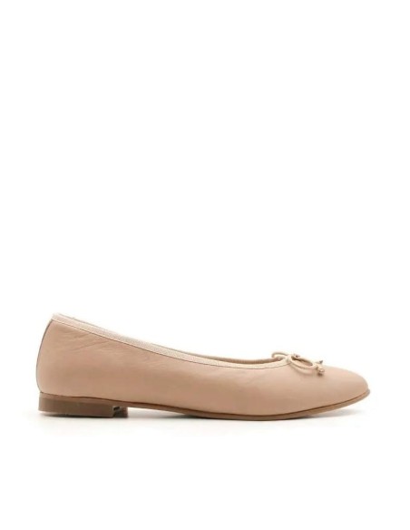 Bailarinas niña piel color taupe Andanines vista lateral