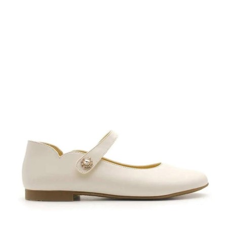 Zapato comunión nacarado joya