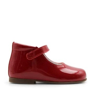 zapato charol rojo niña