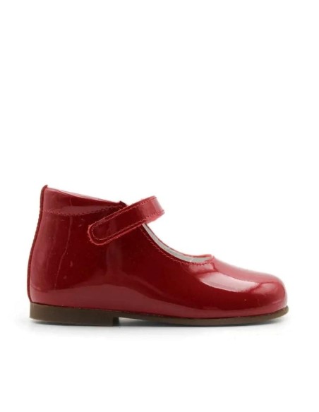 zapato charol rojo niña