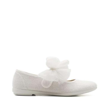 zapatos blancos de comunion niña mercedita