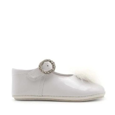 Zapatos blancos Andanines bebé