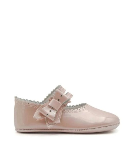 Zapatos charol rosa bebé