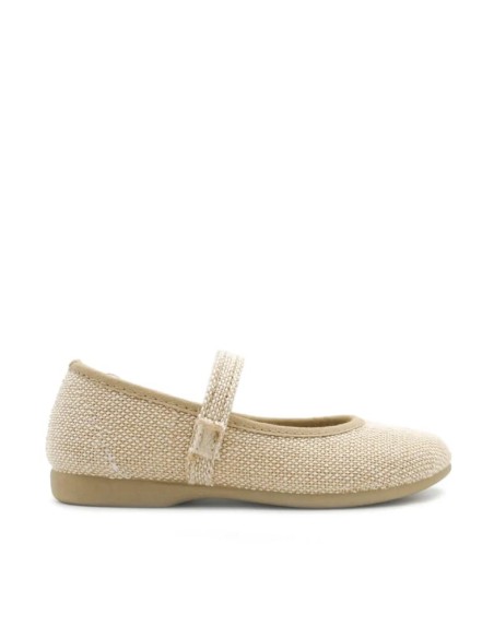 mercedita lino beige niña