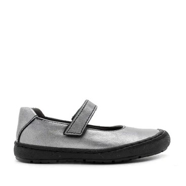 zapatos piel NIÑA plata