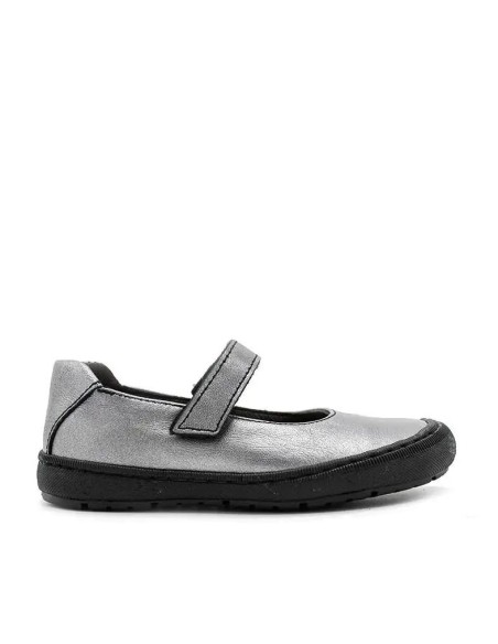 zapatos piel NIÑA plata