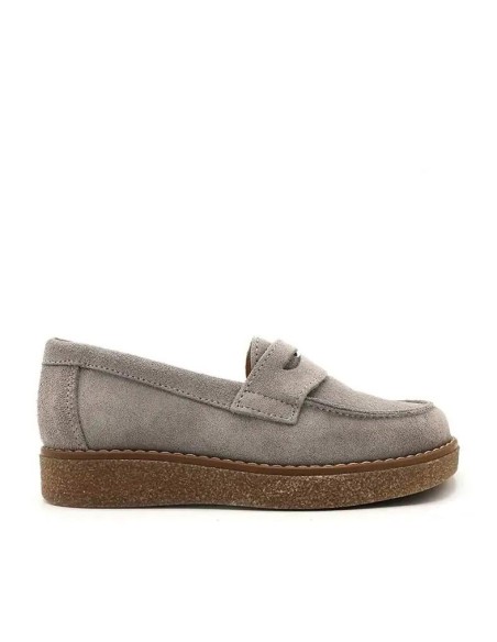 mocasines con plataforma grises para niña