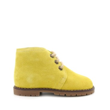 botines infantiles amarillos