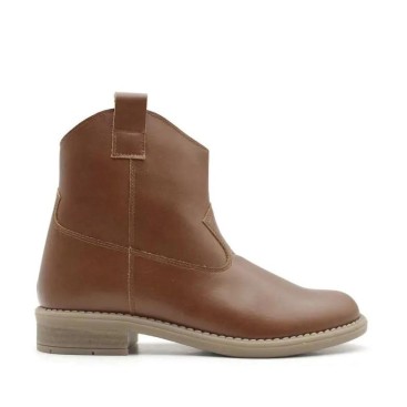 Botines Cuero camel Niña
