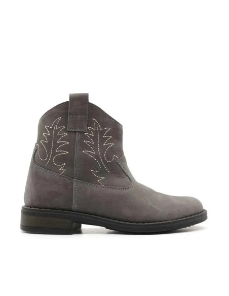 Botas Grises Piel Niña