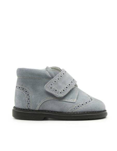 Botines oxford gris niño