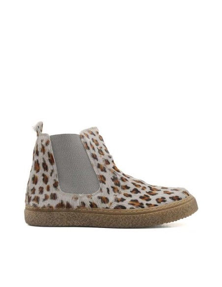 botines leopardo pelo niña