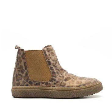 Botas Niña Leopardo brillo