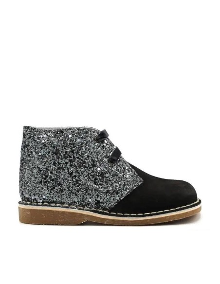 pisacacas niña negros con glitter